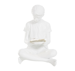 Escultura Menino e o Livro