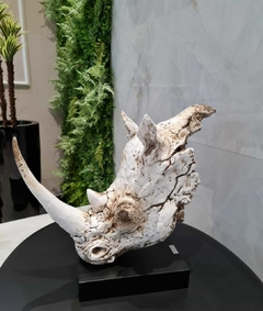 Imagem do Escultura Cabeça de Rinoceronte