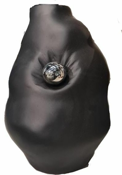 VASO AMPLEXO N3 ESFERA PRATEADA - comprar online