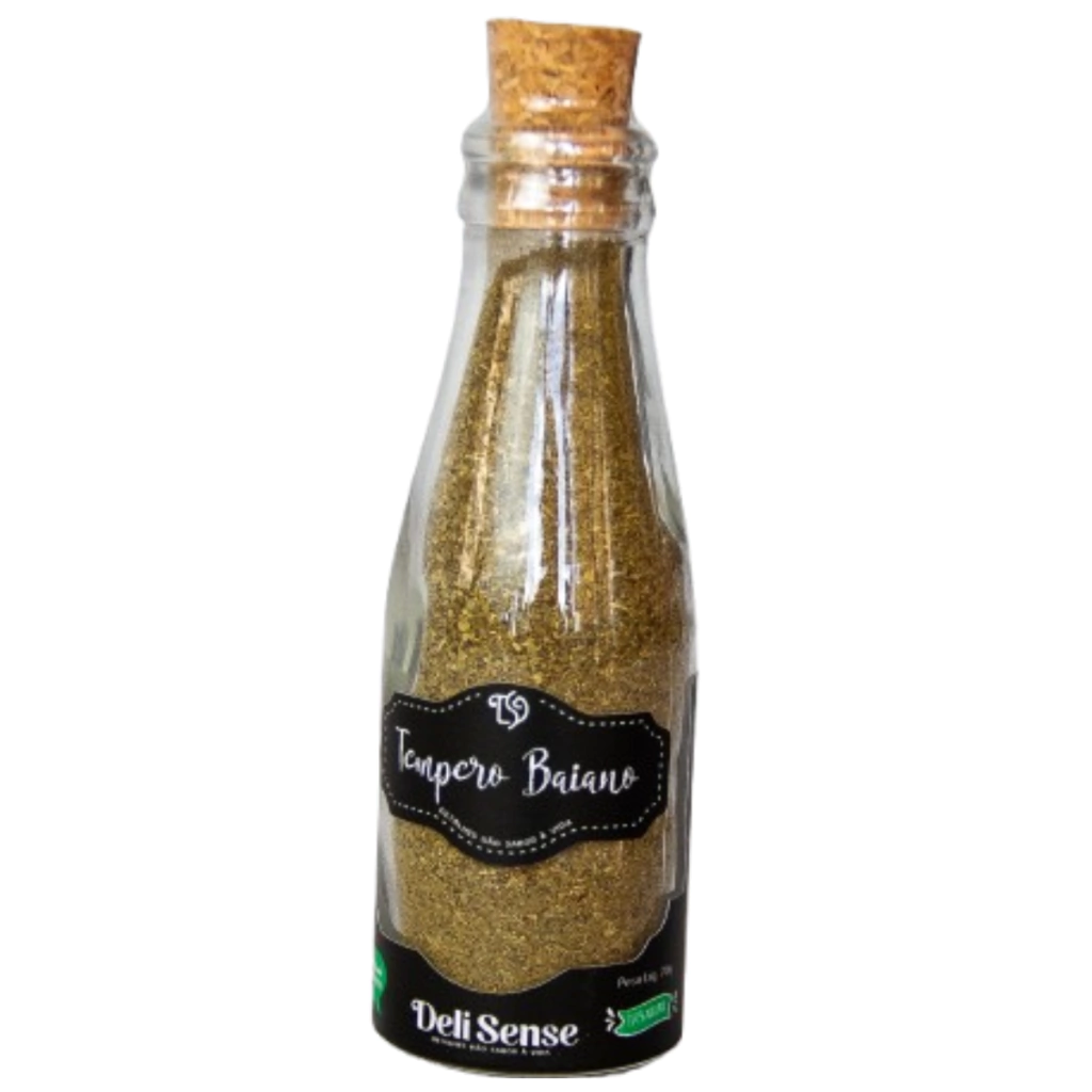 Tempero Baiano 50g - Garrafinha De Vidro