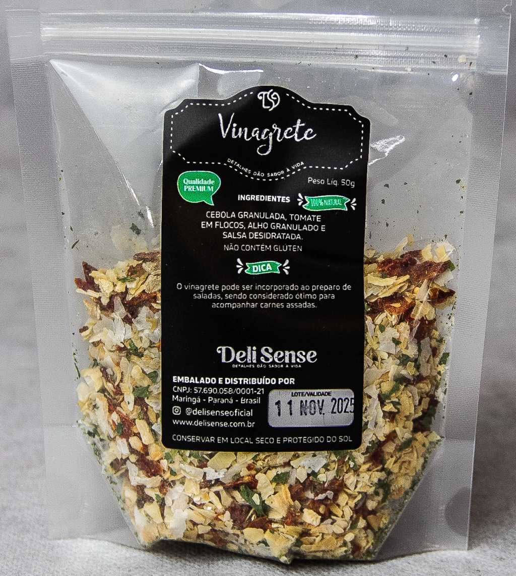 Tempero Vinagrete 50g - Refil Pouch