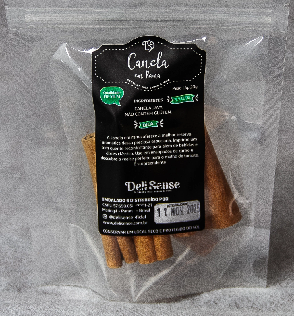 Canela em Rama 20g - Refil Pouch
