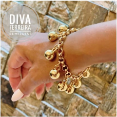 Pulseira de Bolas Gold