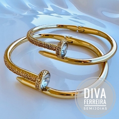 Bracelete Prego Cravejado