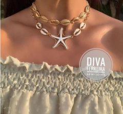 Ckoker búzios e estrela Branca