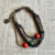 Pulseira Tripla Pedras Ágata, Hematita e Coral - Lupolati