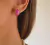 Brinco Gota Cristal Rosa - comprar online
