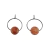 Brinco Esfera Coral - comprar online