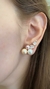 Brinco Earcuff Pérolas e Cristais - comprar online