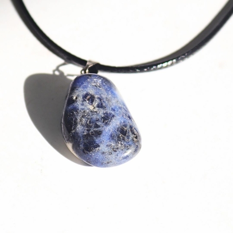 Colar de Pedra Sodalita