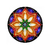 Mandala Pintada à Mão Floral - Média