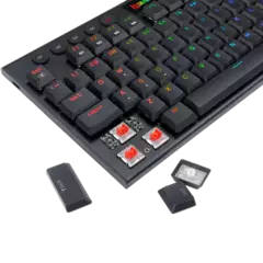 Teclado Mecanico Redragon Horus K622 RGB TKL Low Profile Switch Red - tienda online