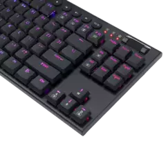 Teclado Mecanico Redragon Horus K622 RGB TKL Low Profile Switch Red