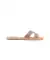 Chinelo Piccadilly Rasteira Ouro Rosado 5080501