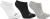 Meia Olympikus Cano Invisivel Pack 3 Pares 81924 Tamanho:39/44;Cor:Branco/Cinza/Preto