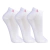 Meia Lupo Kit 3 Pares Sport Curto Feminina 3226089
