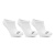 Meia Olympikus Cano Invisivel Pack 3 Pares 81924 Tamanho:39/44;Cor:Branco