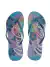 Chinelo Coca Cola Hibiscus Feminino Azul Denim 4382