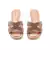Chinelo Piccadilly Rasteira Ouro Rosado 5080501 - Unicalce