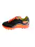 Chuteira Society Dray Infantil Preto/Laranja 331401 - comprar online