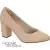 Sapato Modare Feminino Salto Bloco 7377105 Bege