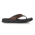 Chinelo Masculino Pegada em couro Cravo 13420202