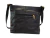 Bolsa Luzzara Transversal Couro Natural 1502 Preto - comprar online