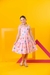 Vestido Flores e Laço na internet