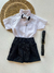 Conjunto Batizado Social Preto