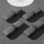 Imagen de Kit cinta cubre grip overgrip x4 gris microperforado protector antideslizante absorbente P/ pala paleta racketa Padel Pickleball Tenis Beach Remo