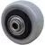 KIT 6 ruedas PVC 50 mm x 23 mm 50kg color gris Doble rodamiento Doble rulemán Buje de acero Ideal mueble carro carrito