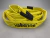 Eslinga de remolque 9 metros x 75 mm 10 toneladas con grilletes color amarillo Vabenne linga rescate arrastre grande plana auto camion 4x4 utilitario