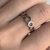 Anillo Circulos Calados de acero quirúrgico