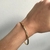 Esclava FACETAS Acero dorado - comprar online