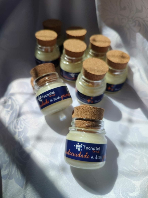 Mini vela com tampa rolha - 20 unidades - comprar online