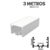 PERFIL DE ILUMINACAO SOBREP 50X34,1MM BRANCO 3M ALP13