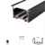 PERFIL DE ILUMINACAO EMBUTIR 63X34,1MM PRETO 3M ALP12 - QSUL COMERCIO DE MATERIAL ELÉTRICO E HIDRÁULICO LTDA ME