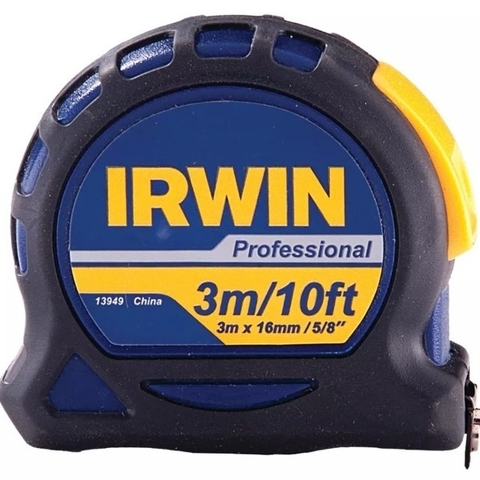 Trena Cinta Métrica Flexómetro 3m Irwin