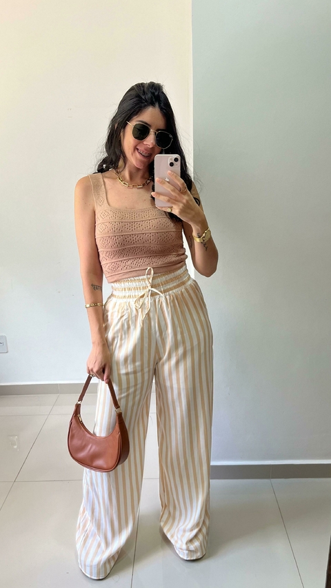Calça listrada - comprar online
