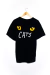 Camiseta Preta Cats (Fruit of the loom) on internet