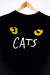 Camiseta Preta Cats (Fruit of the loom) - The Circoolar Project
