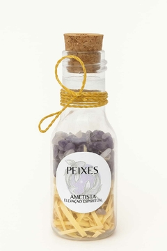 Garrafa Cristal Signo - Peixes - comprar online