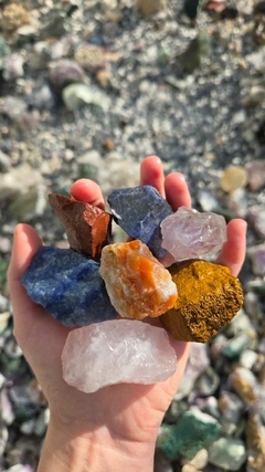 Kit dos 7 Chakras Bruto G - Mundo Místico