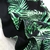 Body estampado floral com decote na internet