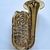 Mini Tuba Profissional Sib 4 Rotores GOLD LAMOUNIER LMR-641 - loja online