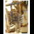 Mini Tuba Profissional Sib 4 Rotores GOLD LAMOUNIER LMR-641 na internet