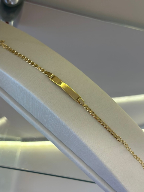 Pulseira placa grumet