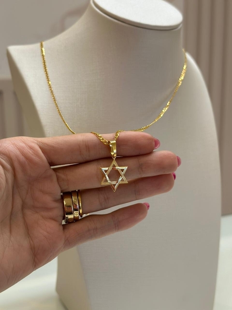 Pingente estrela de Davi