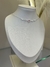 Chocker coração cristal rose