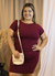 Vestido Plus Size - Viscolycra Vinho - Zanne Duarte